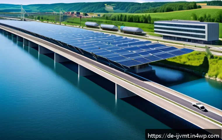 주식형 ETF 투자 시 유망 산업 분석 - A futuristic European cityscape powered by sustainable energy sources: detailed solar panels coverin...